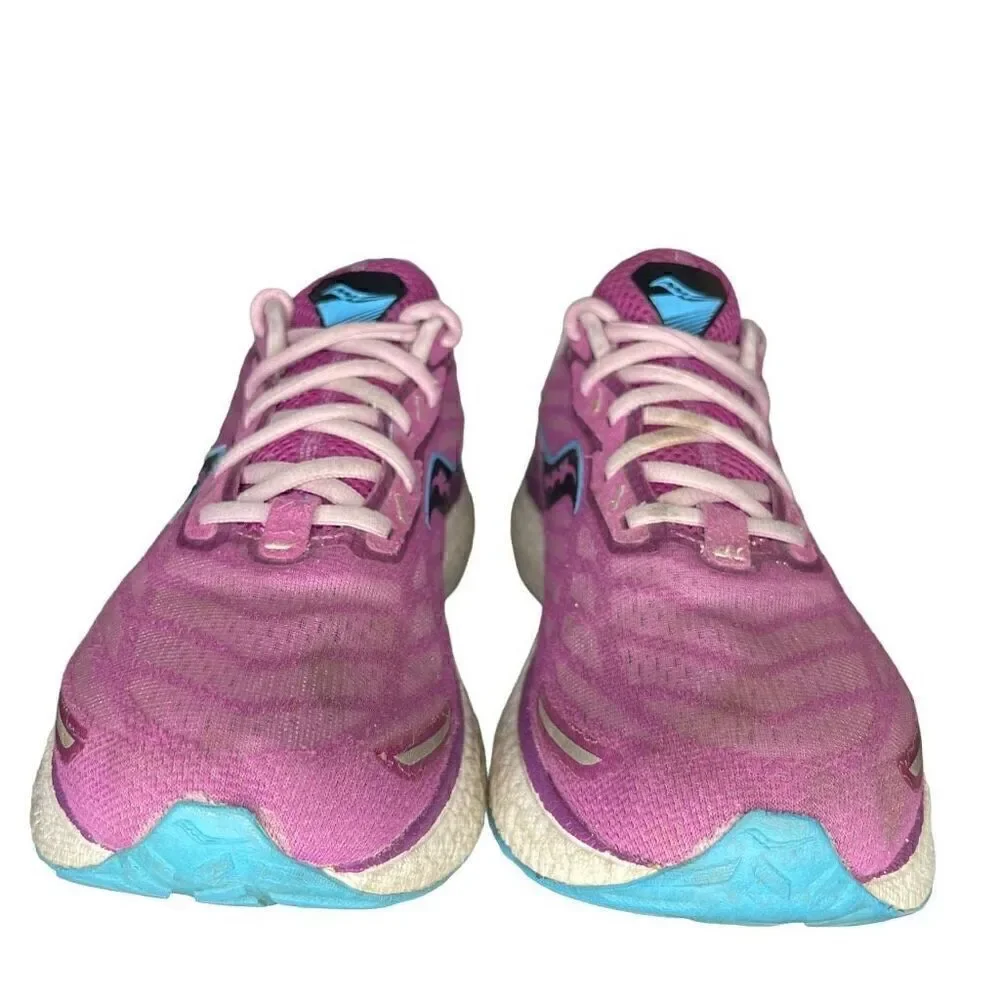 Saucony Womens Triumph 19 S10678-20 Purple Running Shoes Sneakers Size 9.5